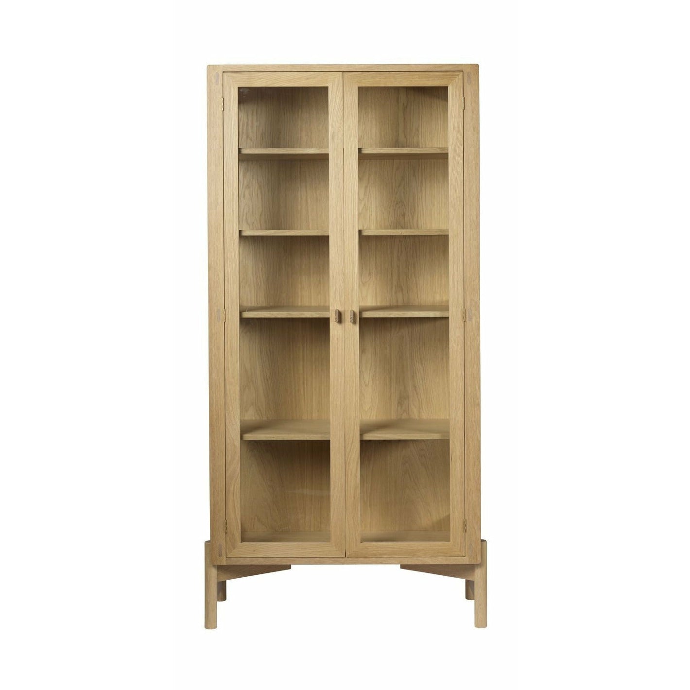 FDB Møbler A90 Boderne Display Cabinet Oak Natural, H: 178 cm