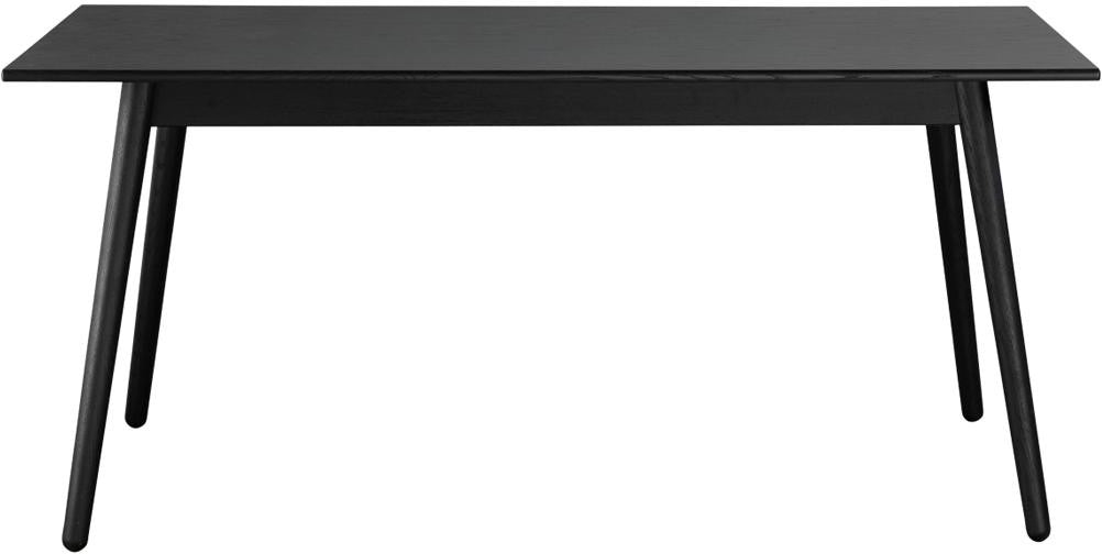 FDB Møbler C35 B Jídelní stůl pro 6 osob dubu, černý, 82x160 cm