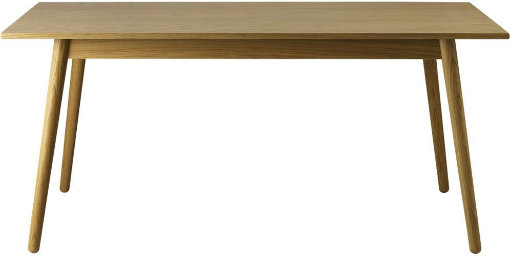 Jezdí stůl FDB Møbler C35 B pro 6 osob, přírodní, 82x160 cm