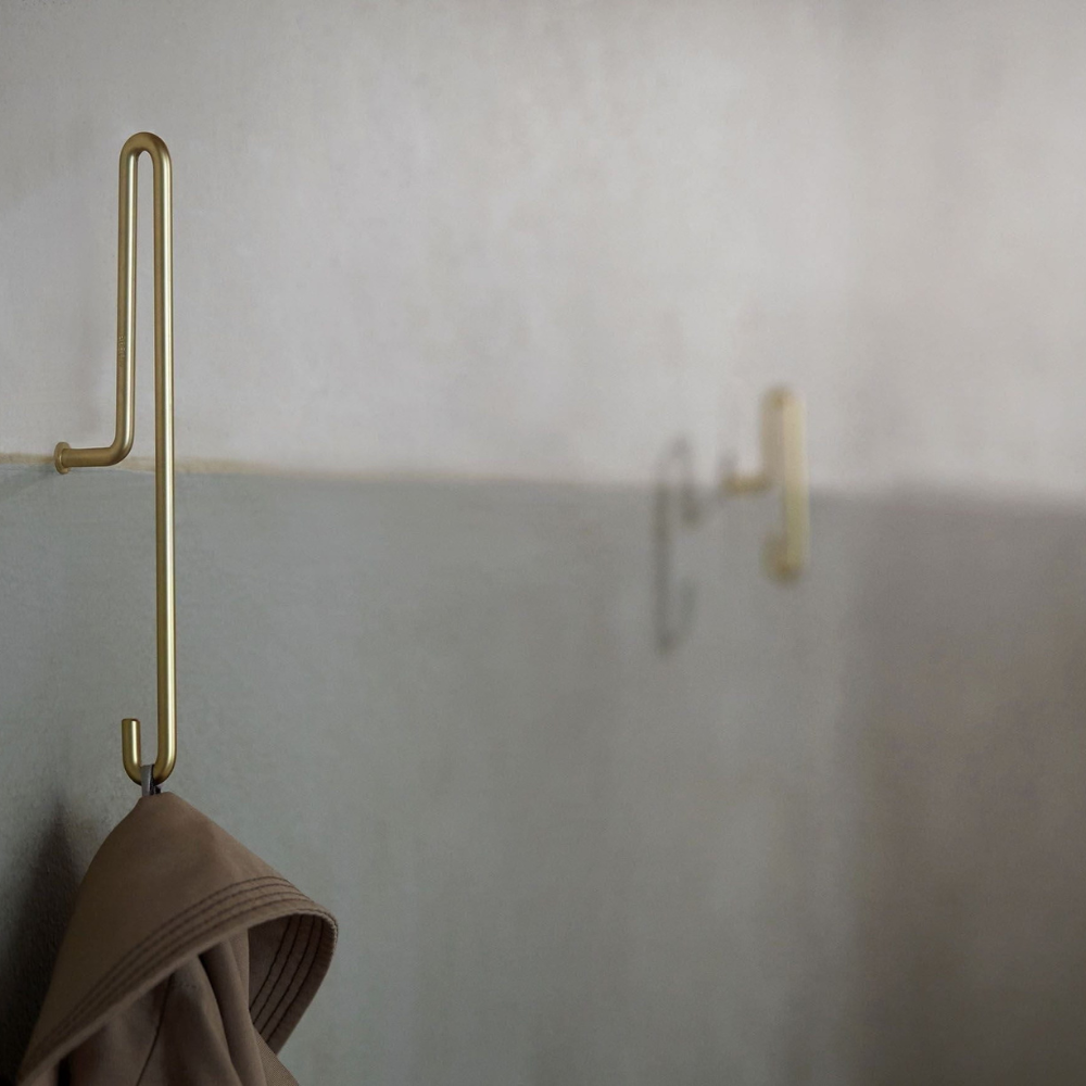 Moebe Wall Hook 2 PCS. Malé, zlato