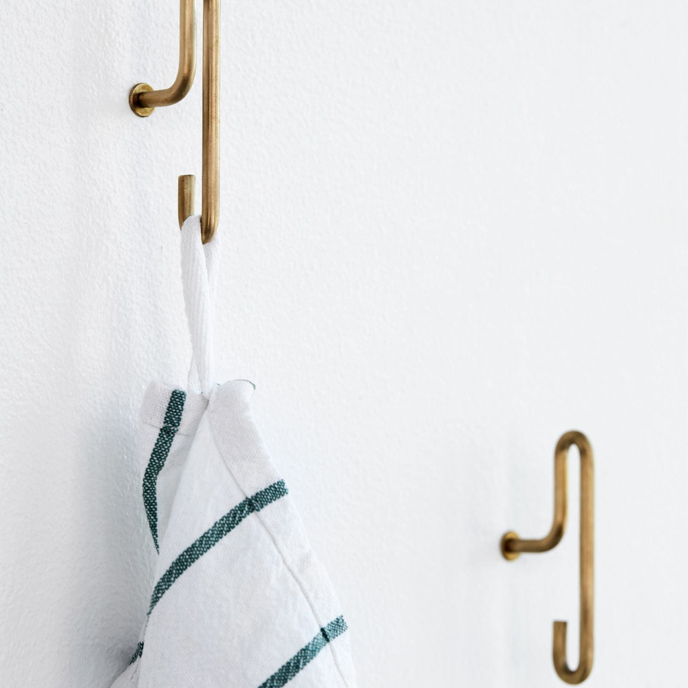 Moebe Wall Hook 2 PCS. Malé, zlato