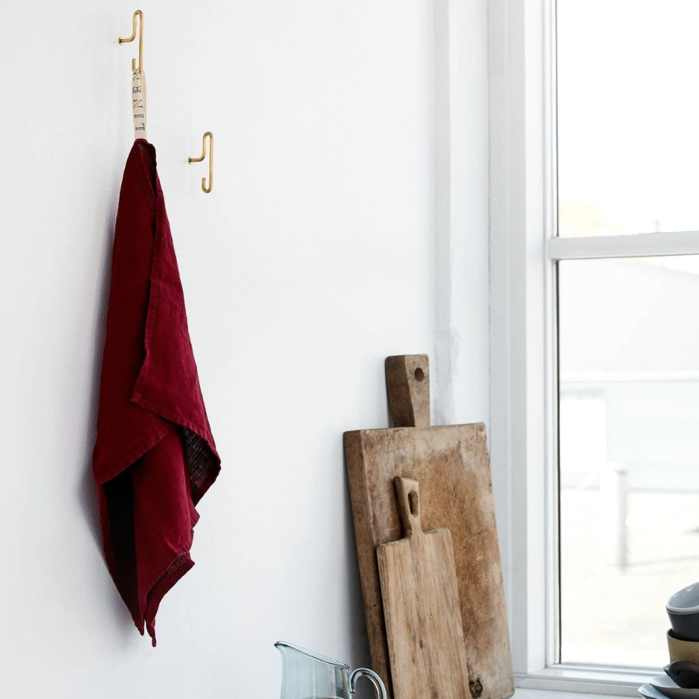 Moebe Wall Hook 2 PCS. Malé, zlato
