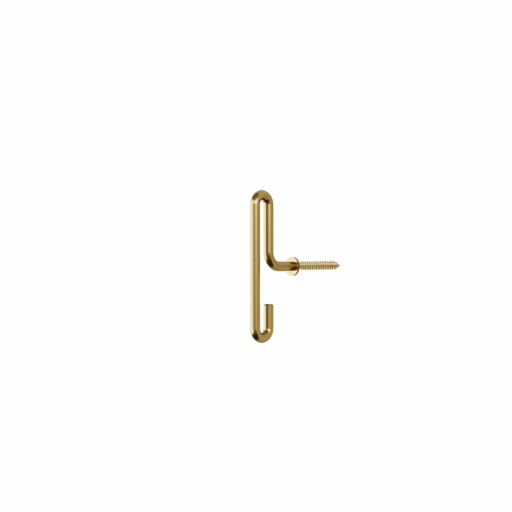 Moebe Wall Hook 2 PCS. Malé, zlato