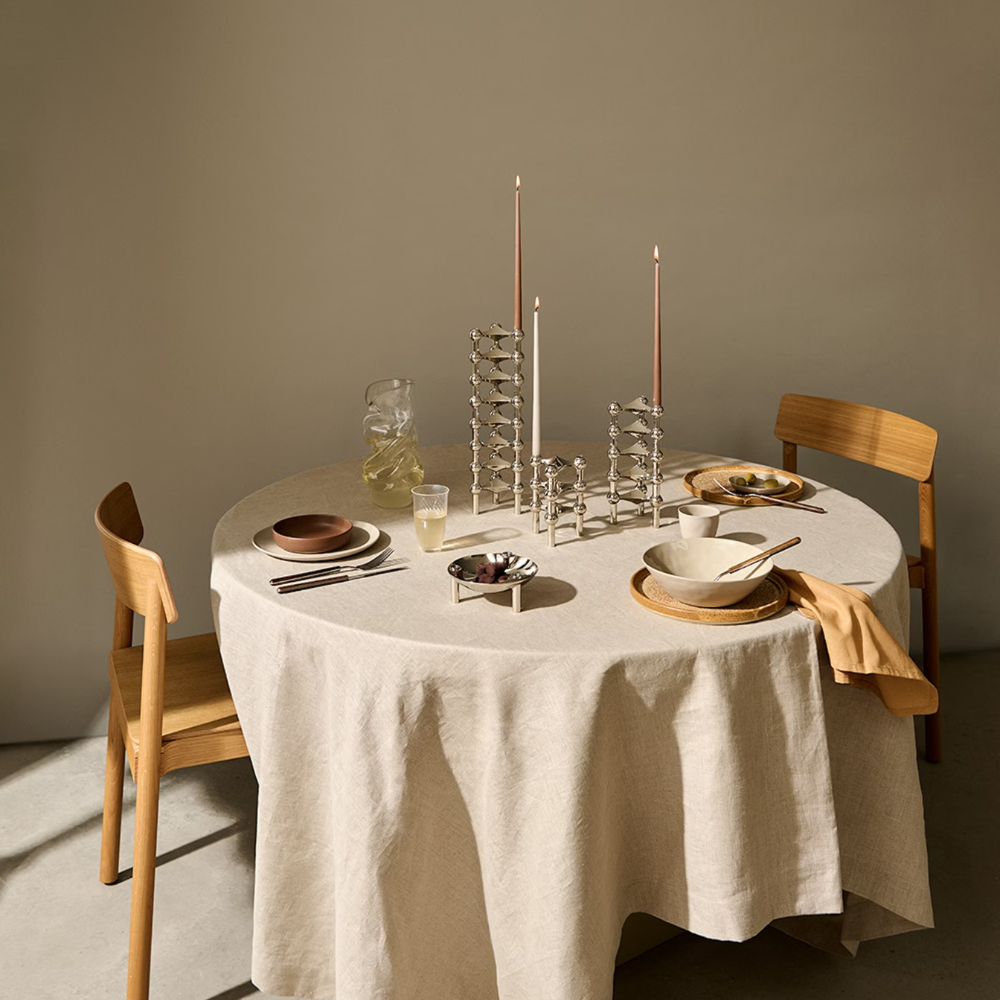 SCOFF NAGEL CANDLES od Ester & Erik 6 PCS., Měkká hnědá