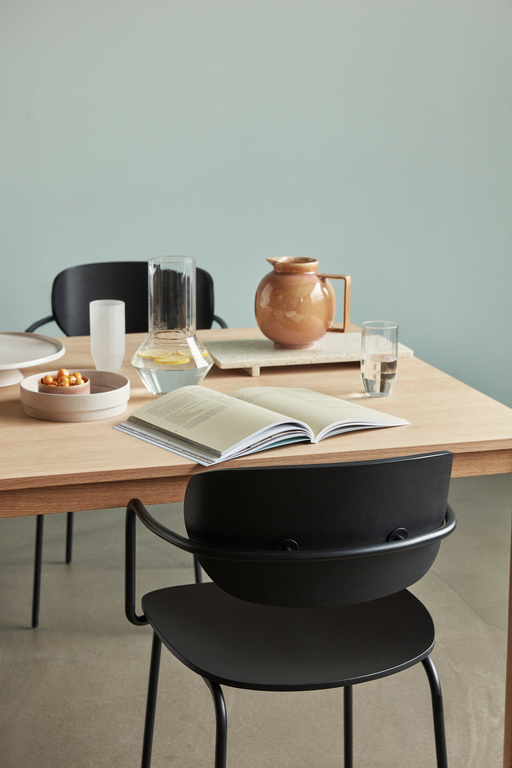 Hübsch Arch Dining Chair, Black