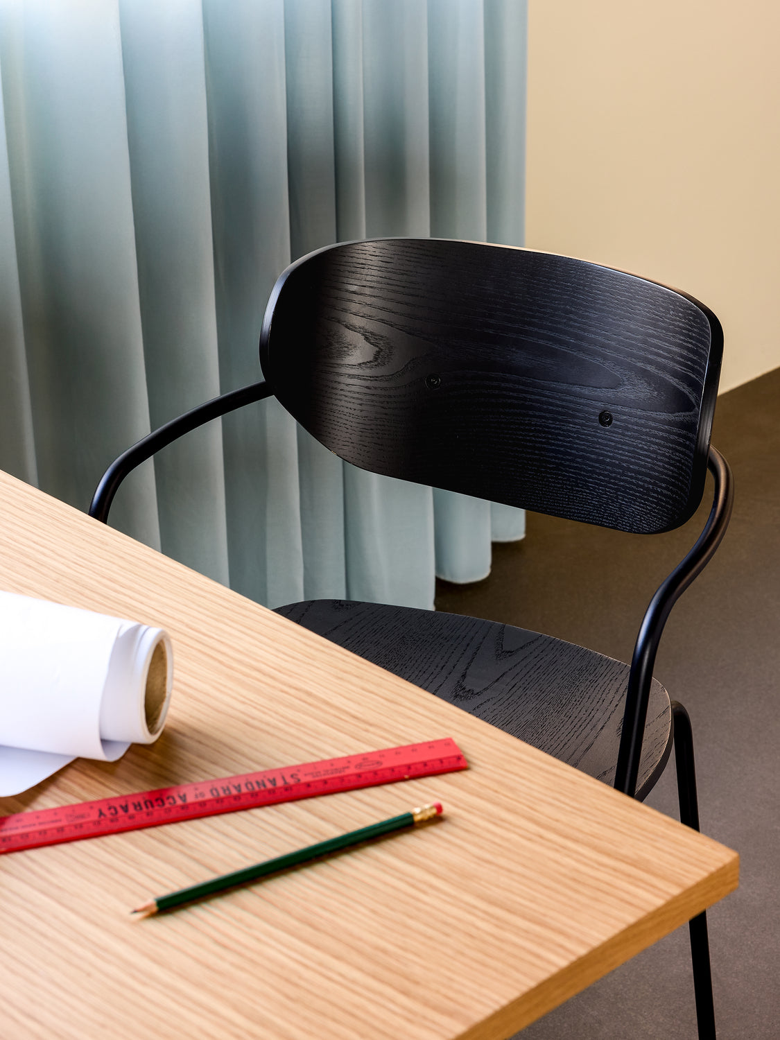 Hübsch Arch Dining Chair, Black