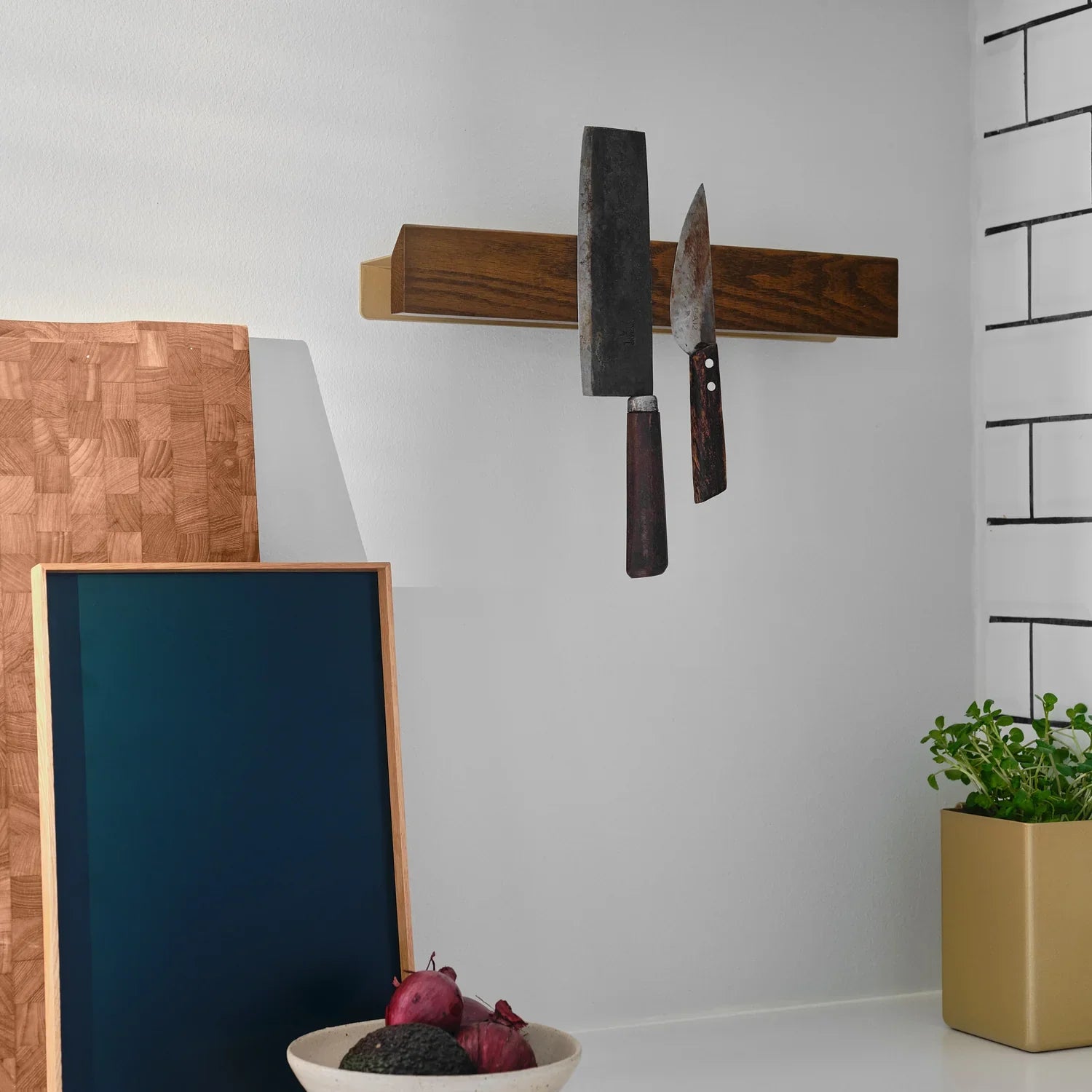 Gejst Flex Rail 40, Dark Oak/Brass