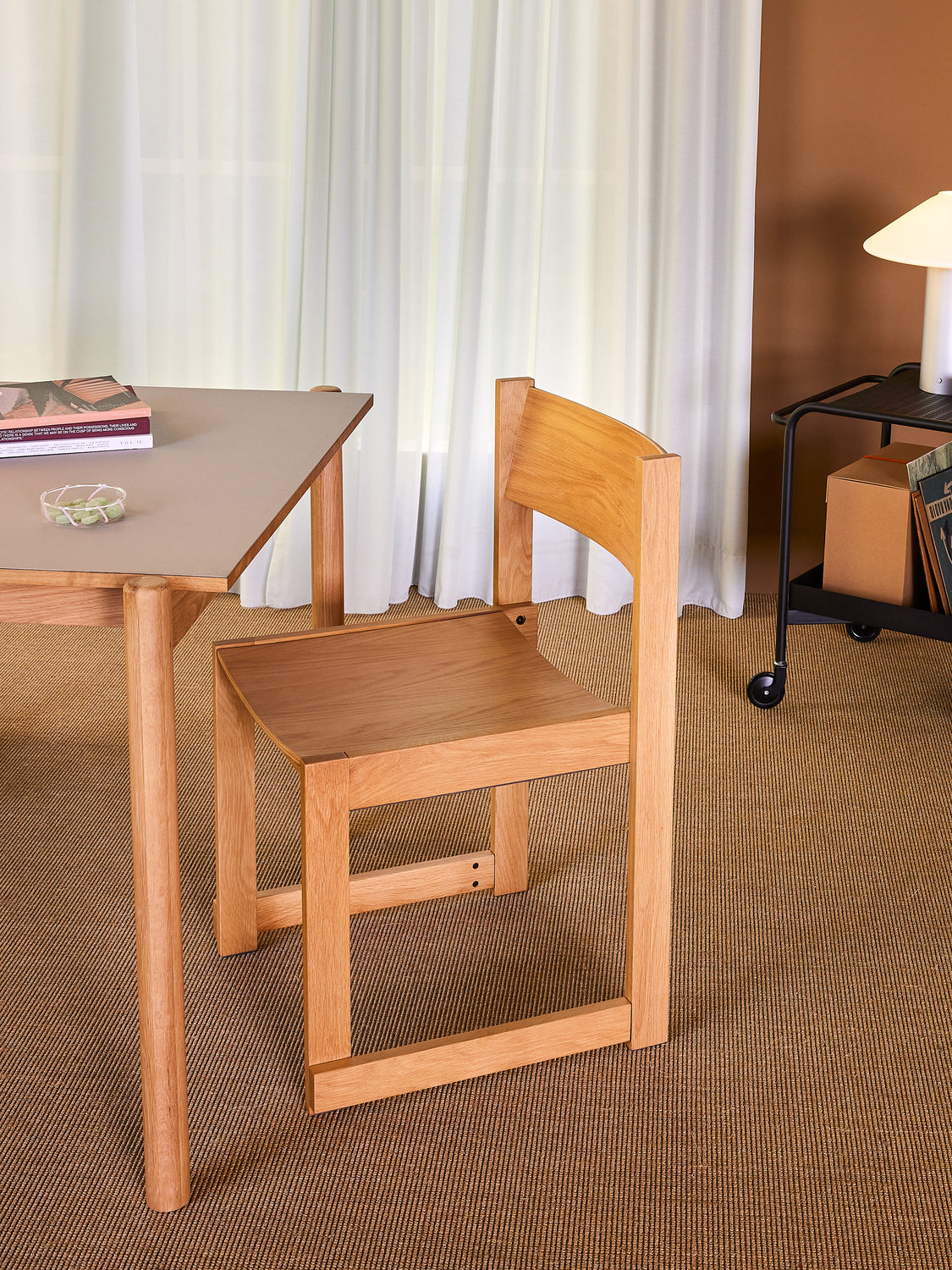 Hübsch Forma Dining Chair, Natural