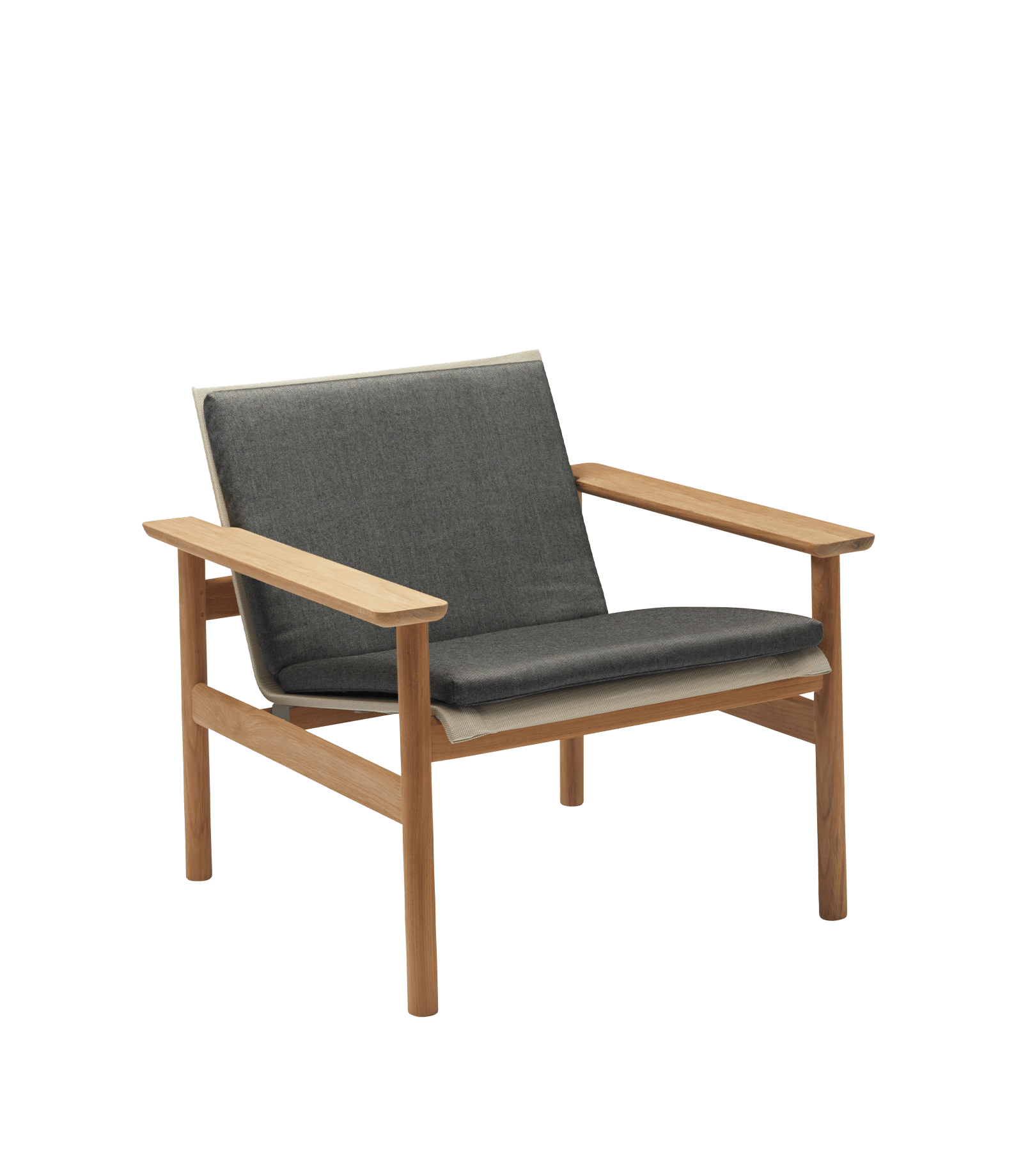 Fritz Hansen Pelagus venkovní lounge křeslo teak/písek 
