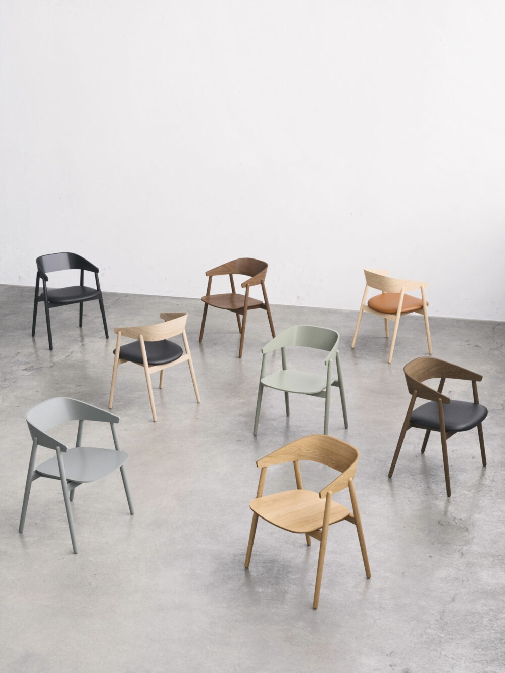 Andersen Furniture Ac2 Armchair Beech, Smoked Matt Lacquer