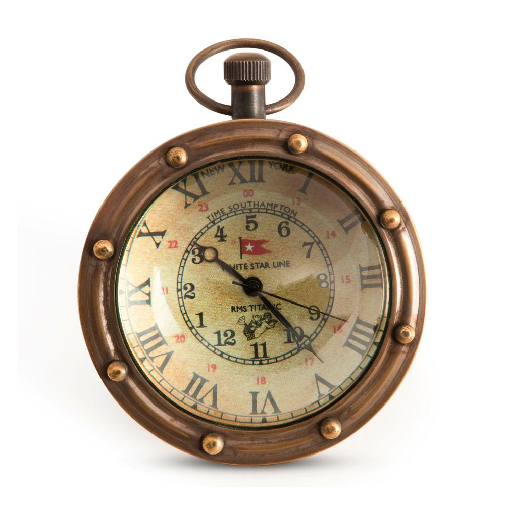 Authentic Models Porthole Eye Of Time Watch, Bronzed