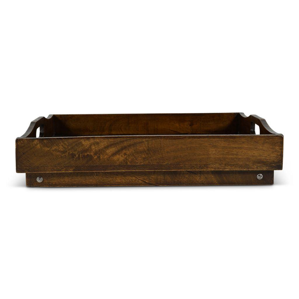 Authentic Models Wooden Serving Tray With Folding Feet, Small