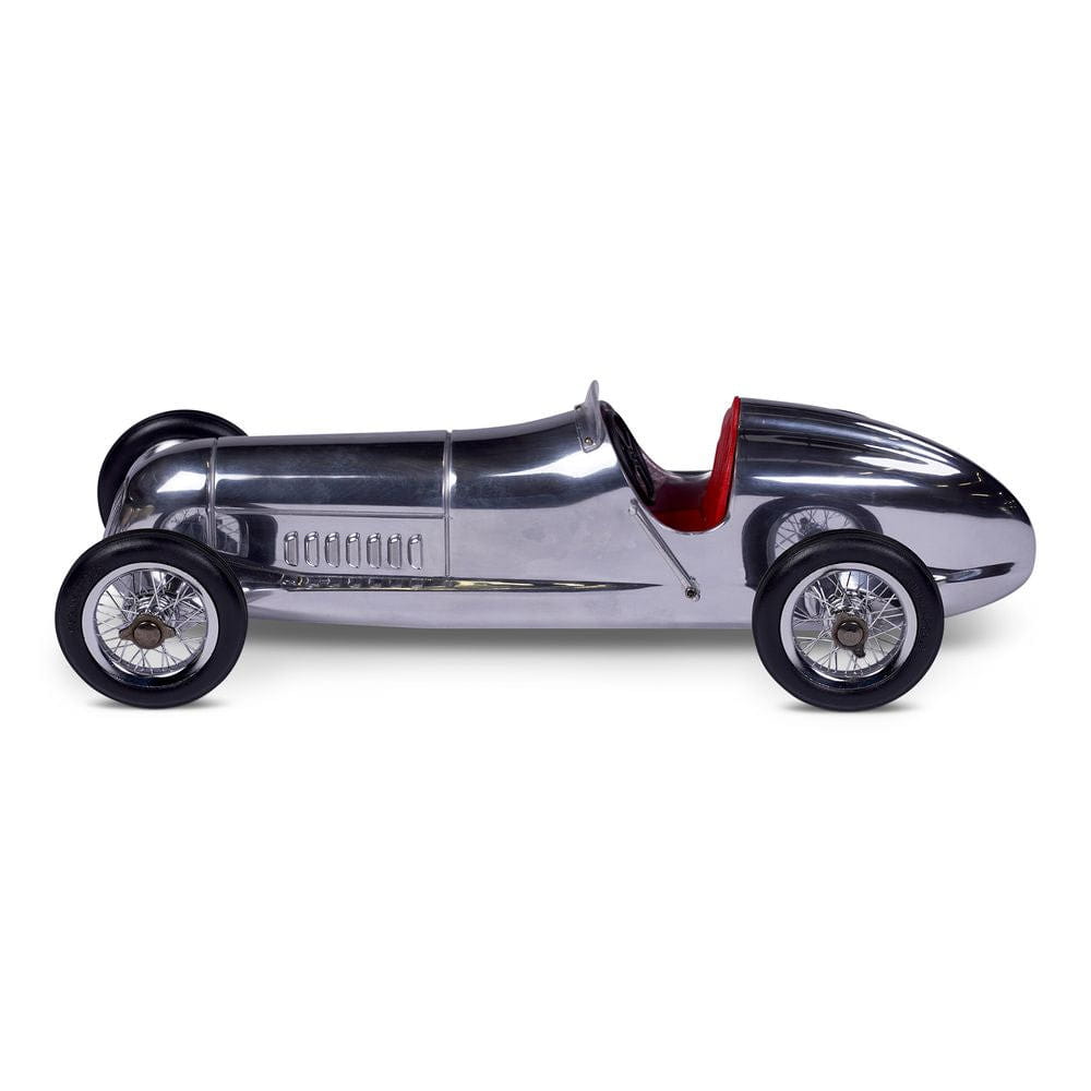 Authentic Models Silver Arrow Racing Car Model, Red Seat