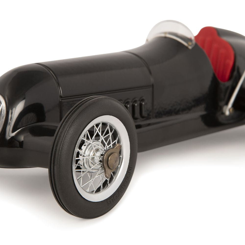 Authentic Models Silver Arrow Racing Car Model Black, Red Seat