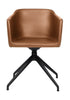 Bent Hansen Since Chair, Black Drawing Part/Cognac Zenso Leather