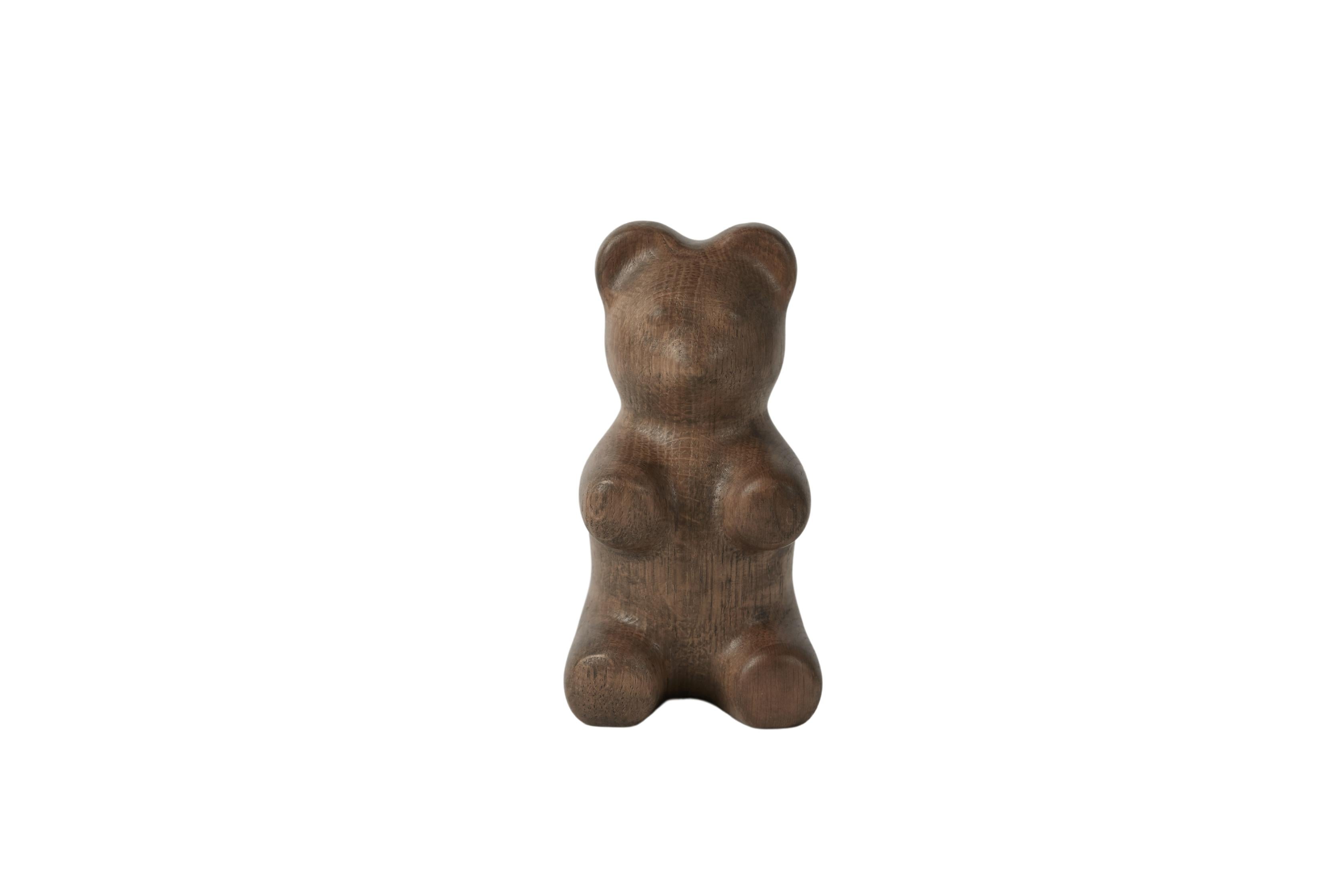Boyhood Gummy Bear Decorative Figure Stained Oak, Small