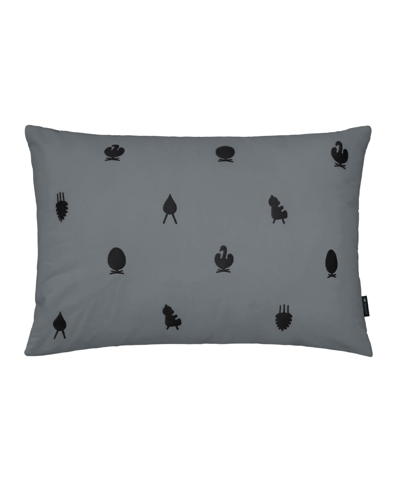 Brainchild Designikoner Sofa Cushion 40x60 Cm, Grey