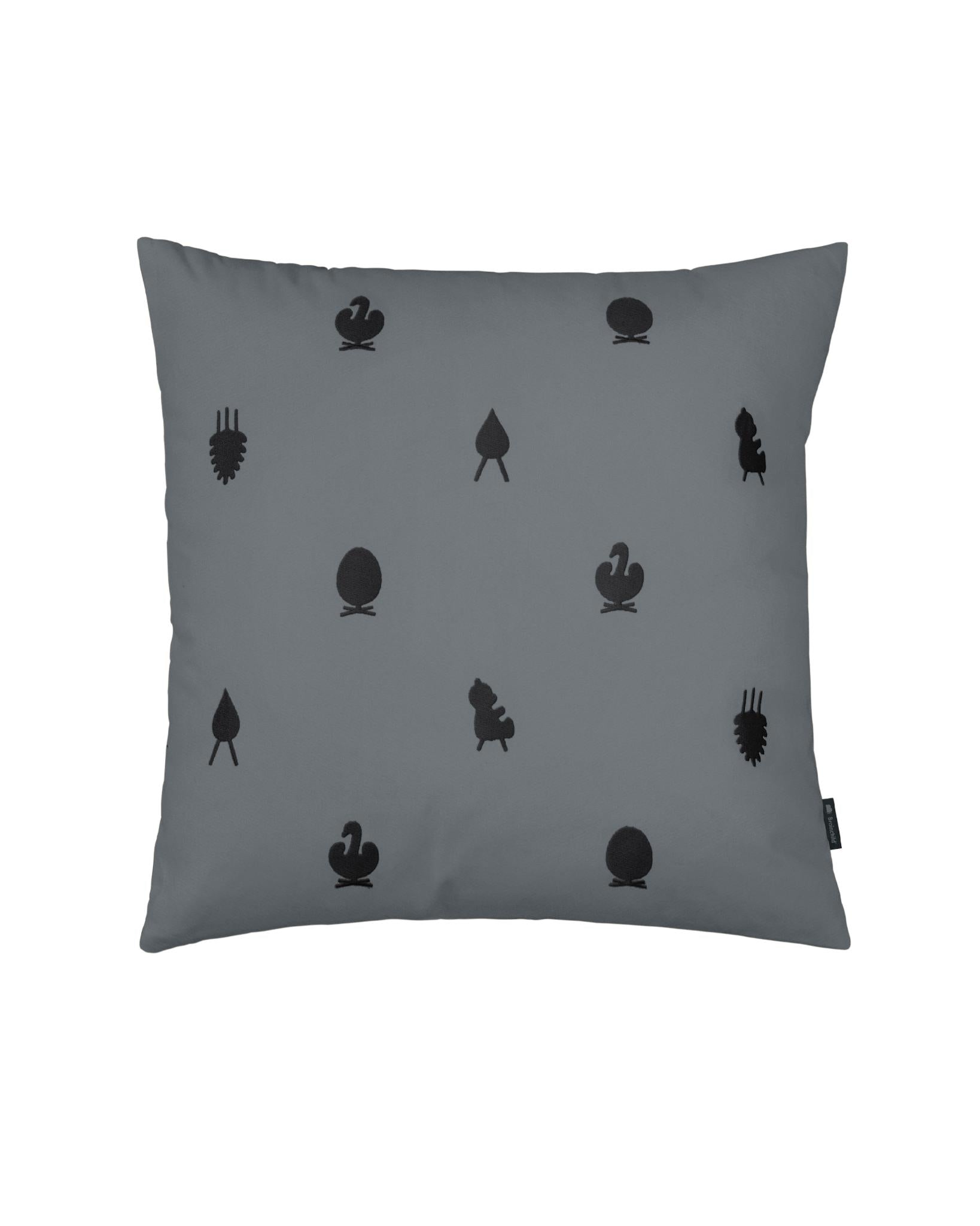 Brainchild Designikoner Sofa Cushion 50x50 Cm, Grey