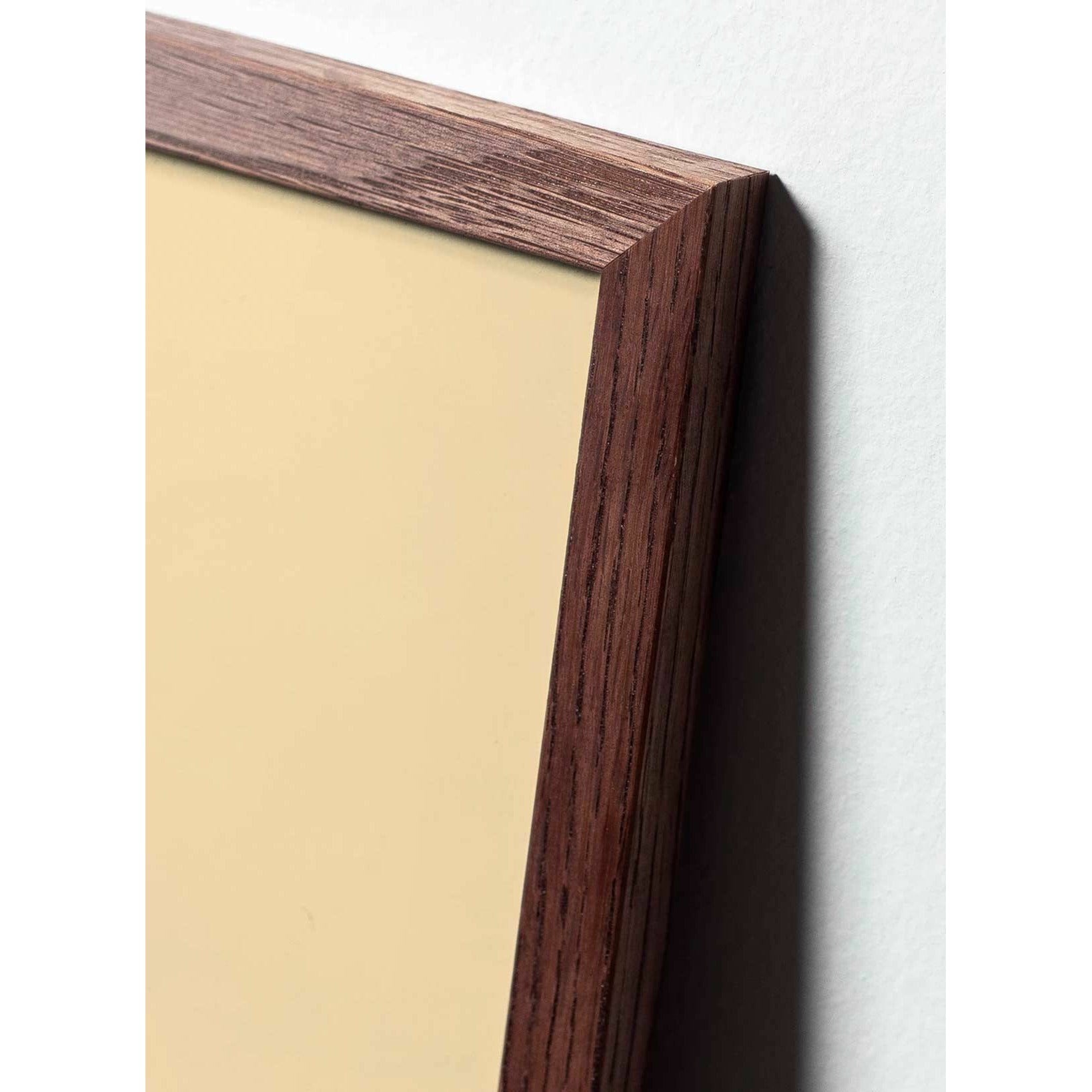brainchild Pelikan Classic Plakat, Dark Wood Frame A5, sort baggrund