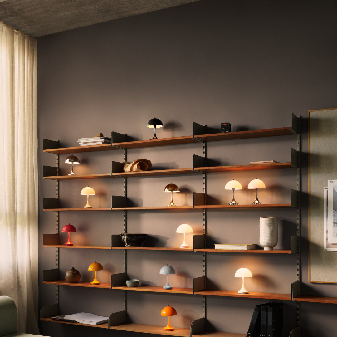 Louis Poulsen Panthella 160 Portable Table Lamp V3, Brass Metallised