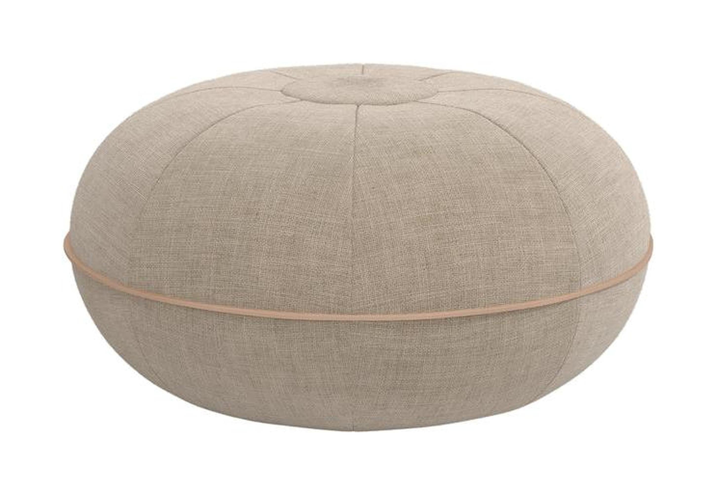 Fritz Hansen CM Pouf Velký, Přírodní plátno 