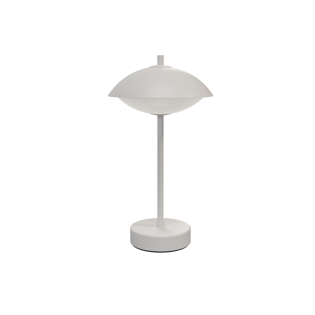 Přenosná lampa Fritz Hansen Clam, bílá 
