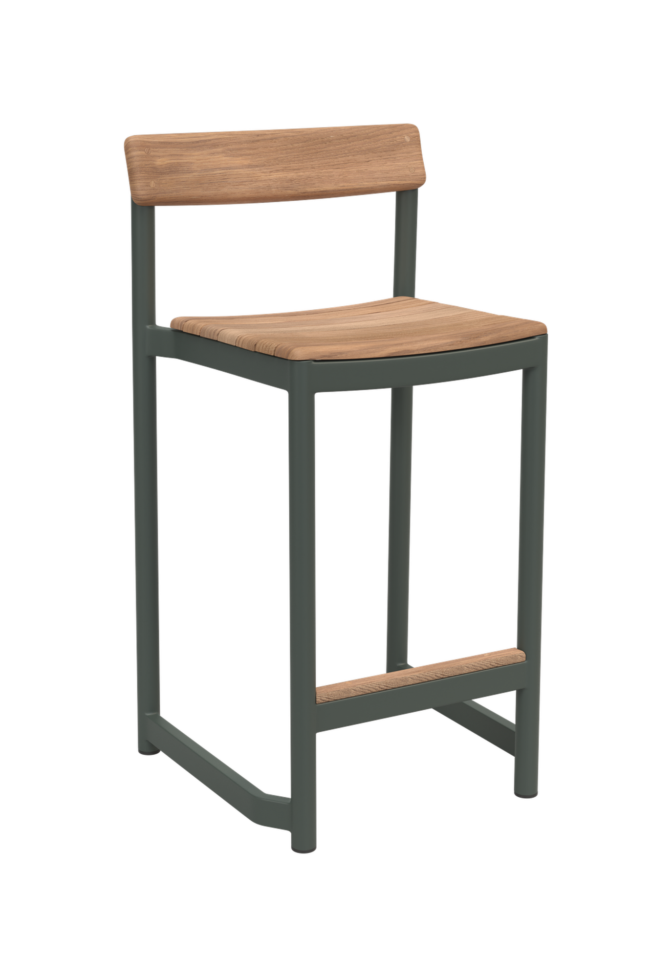 Fritz Hansen Pelagus Counter Stool, lovcová zelená 