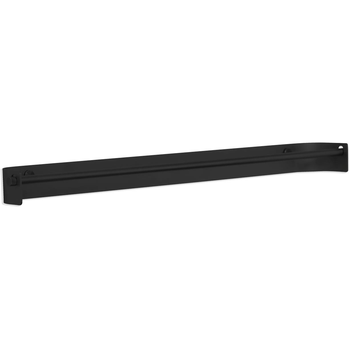 Form & Refine Arc Towel Bar Single. Black Steel