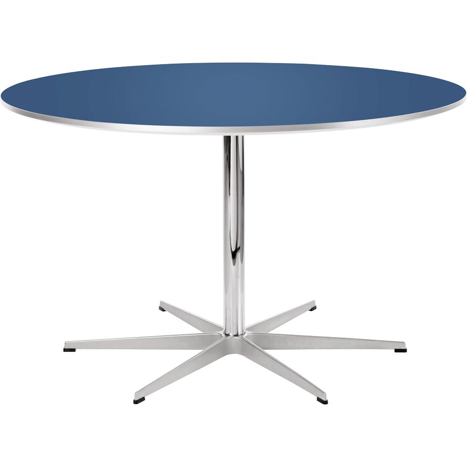Fritz Hansen Circular Table ø120 Cm, Blue Delft Laminate