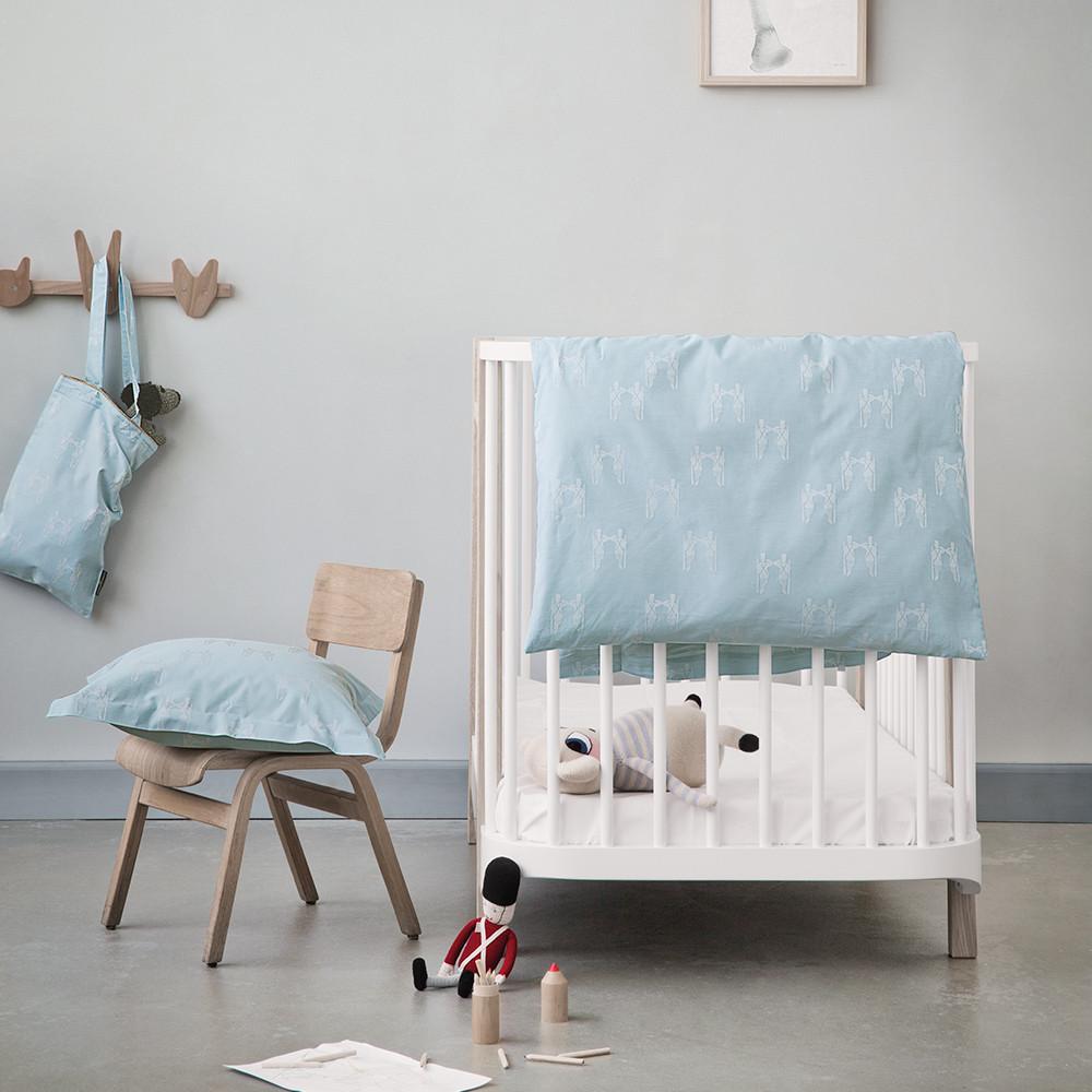 Georg Jensen Damask Linge de lit de fées, bleu
