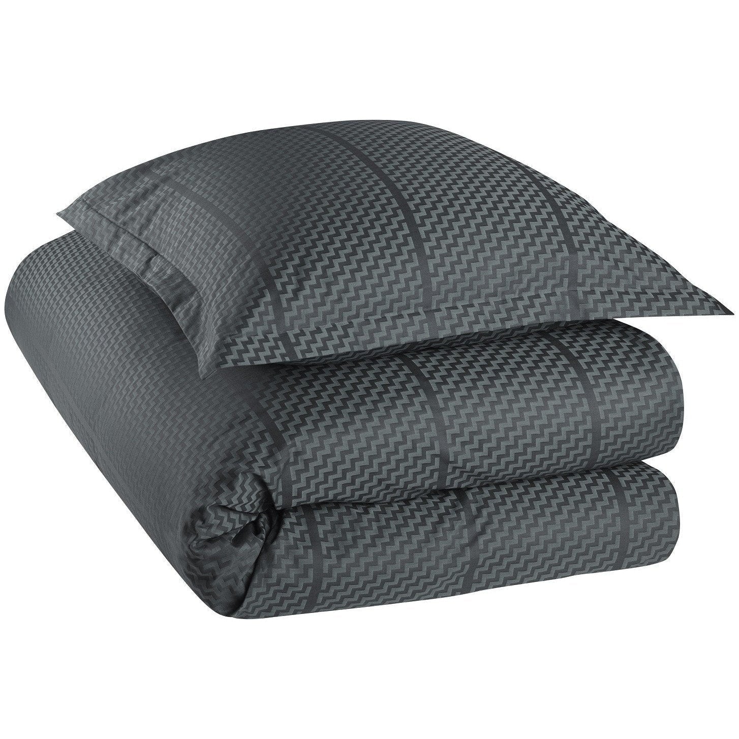 Georg Jensen Damask Tripp Bettbezug, gris foncé