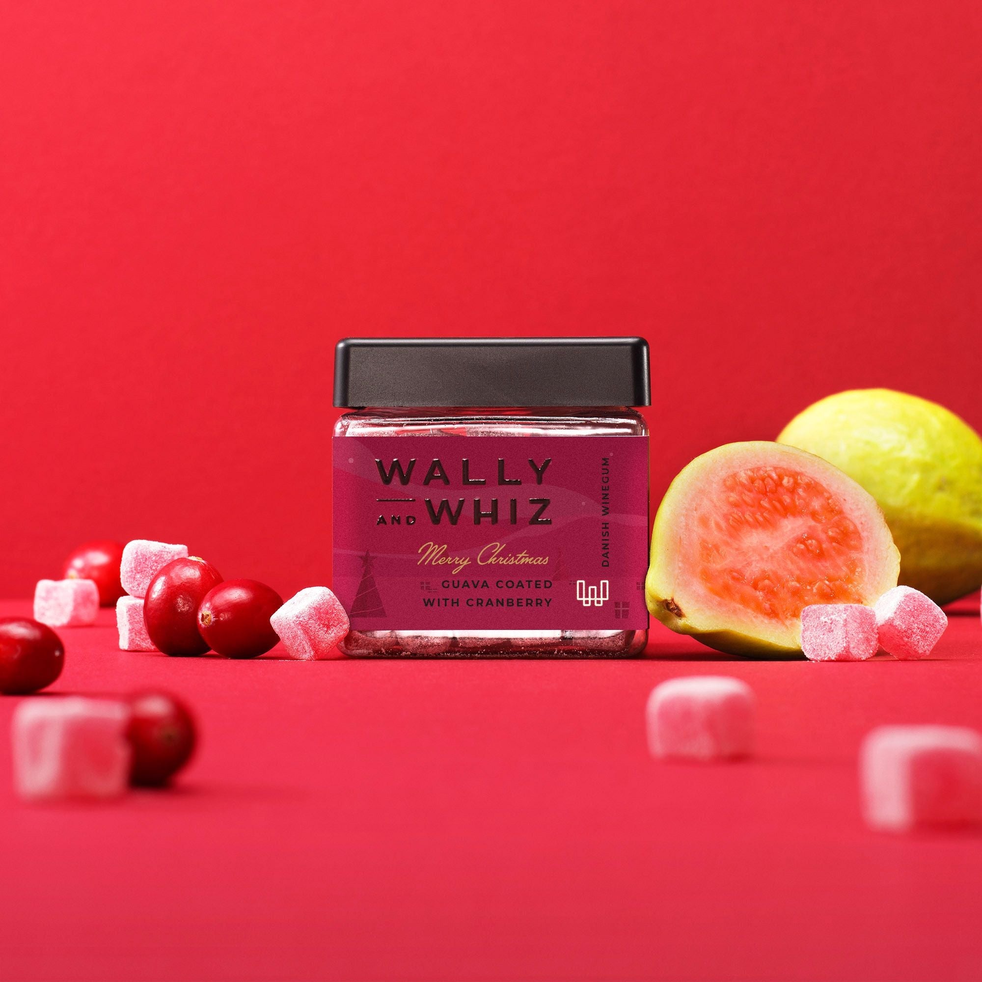 Wally And Whiz Lille terning, guava med tranebær 140 g