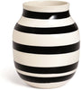Kähler Omaggio Vase Black, Medium