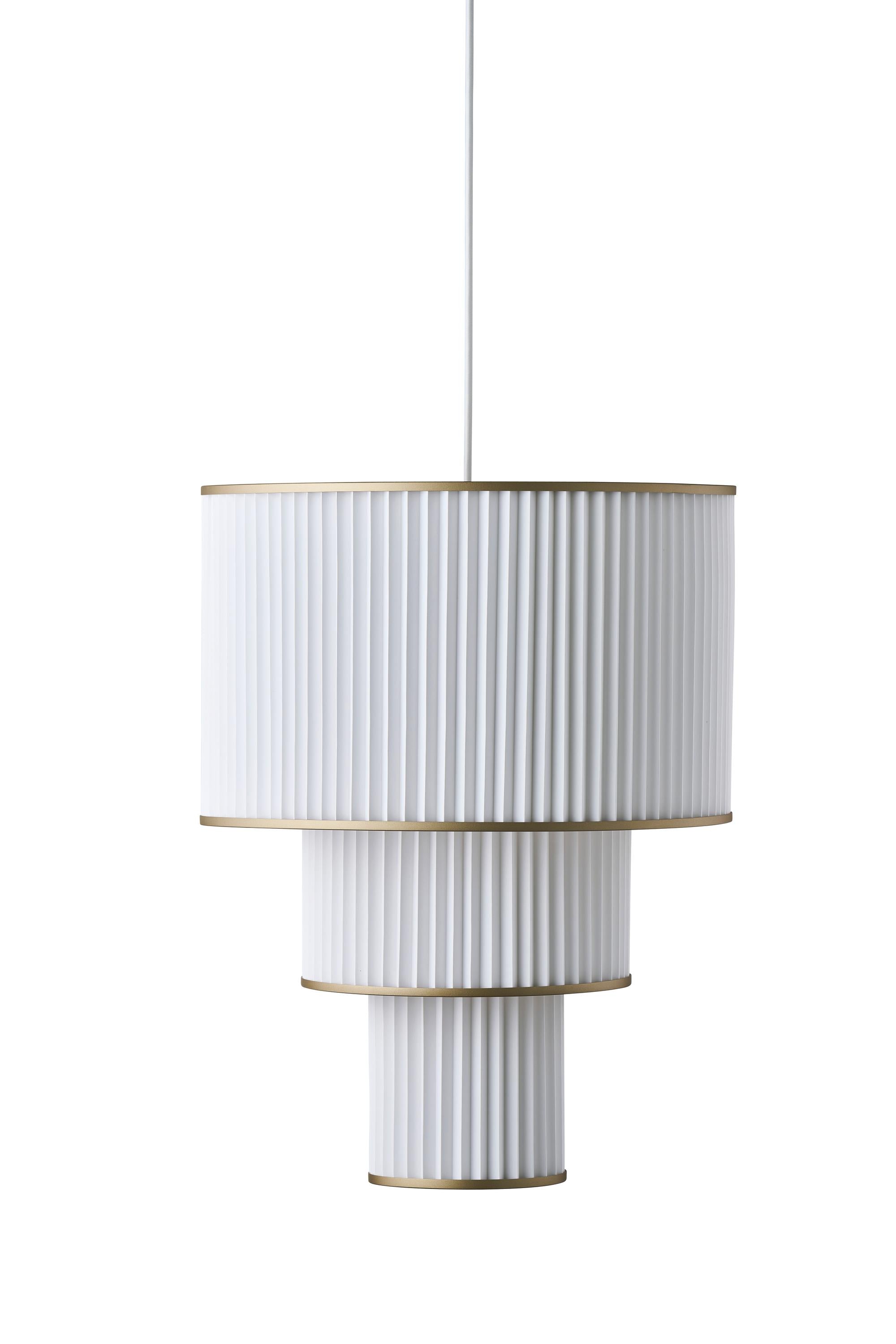 Le Klint Plivello Suspension Lamp Golden/White With 3 Shades (S M L)