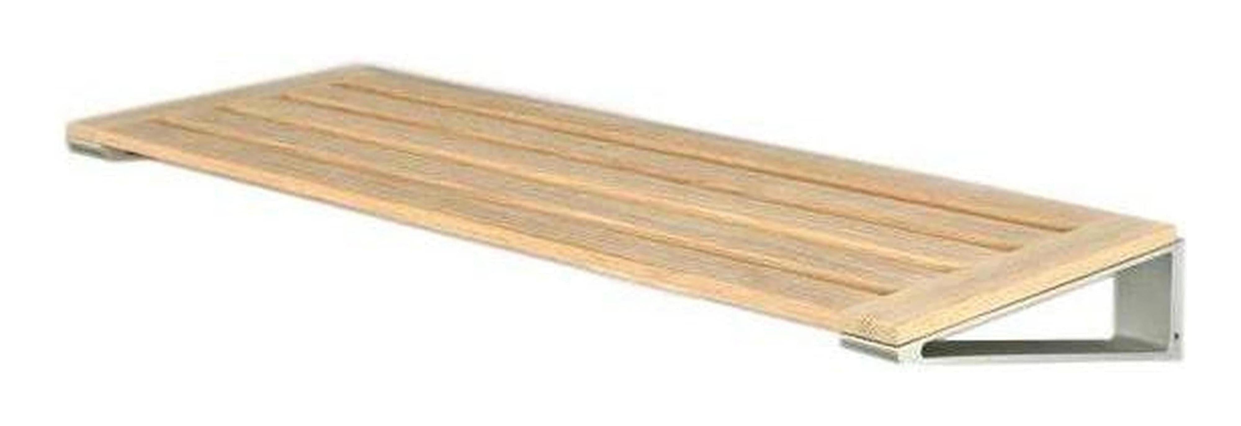 Loca Knax Shoe Rack 40 Cm, Oak Soaped/Aluminium