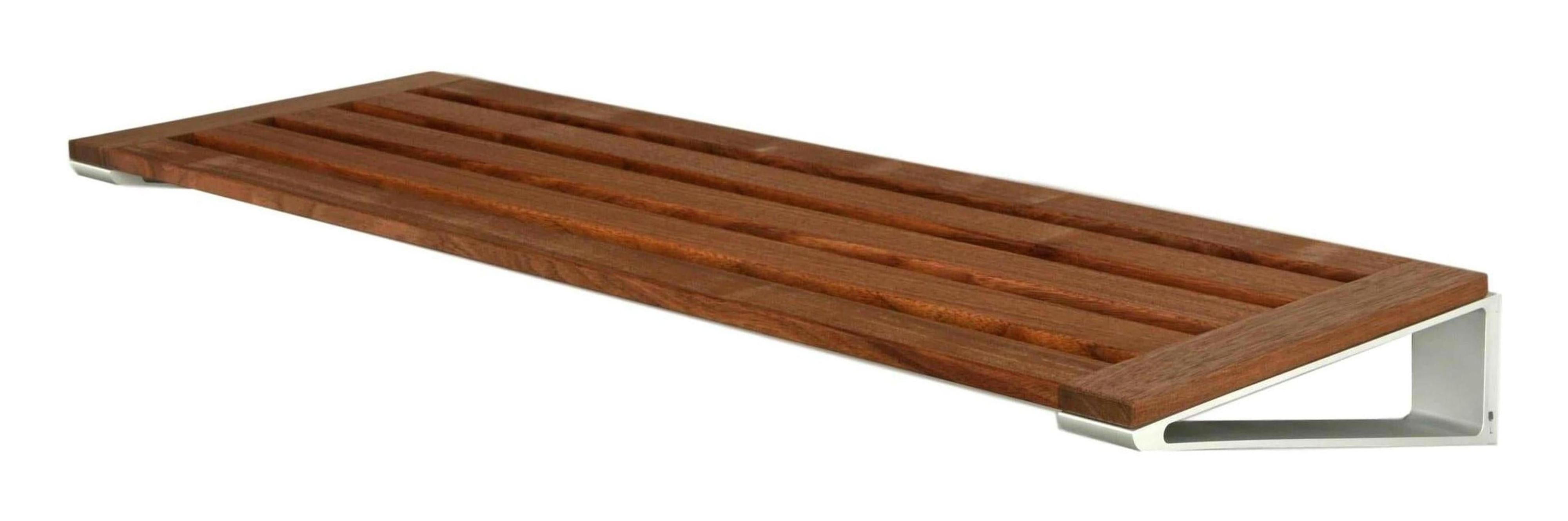 Loca Knax Shoe Rack 60 Cm, Walnut/Aluminium
