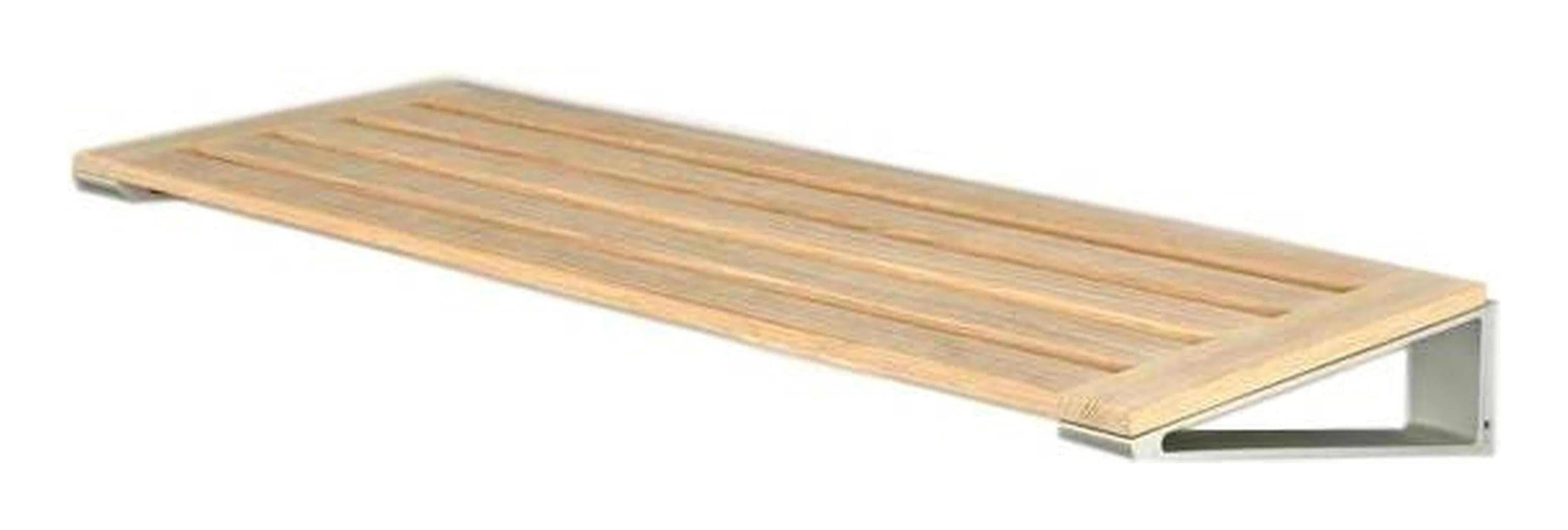 Loca Knax Shoe Rack 80 Cm, Oak Oiled/Aluminium