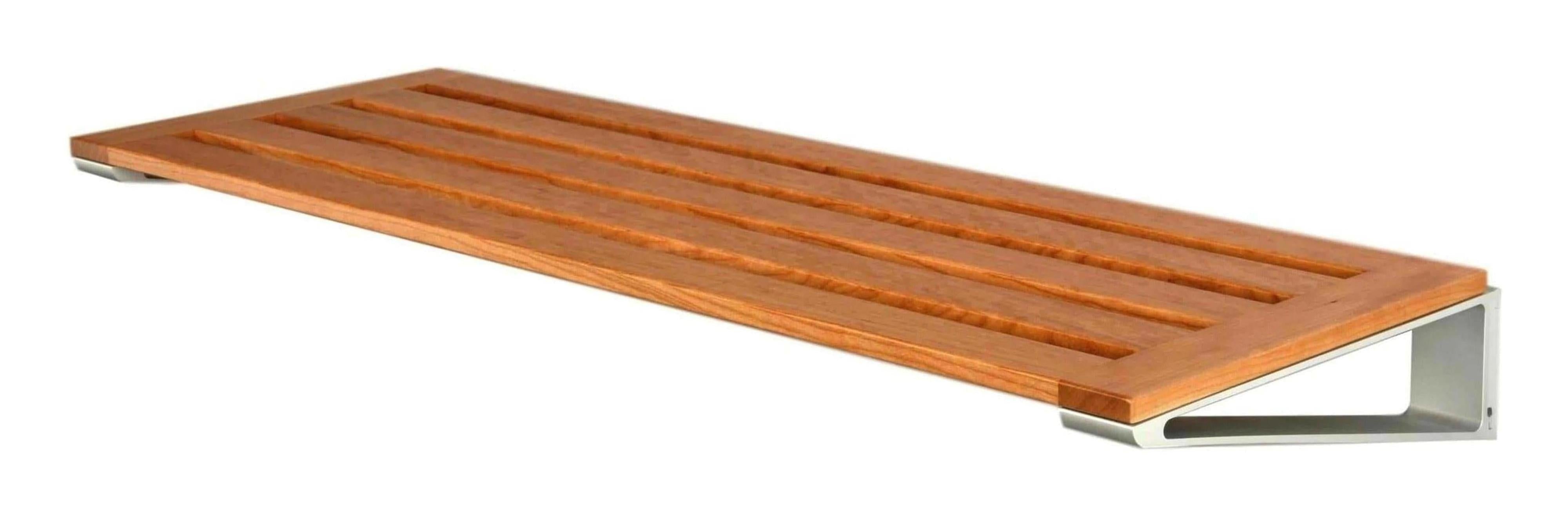 Loca Knax Shoe Rack 80 cm, třešňový/hliník