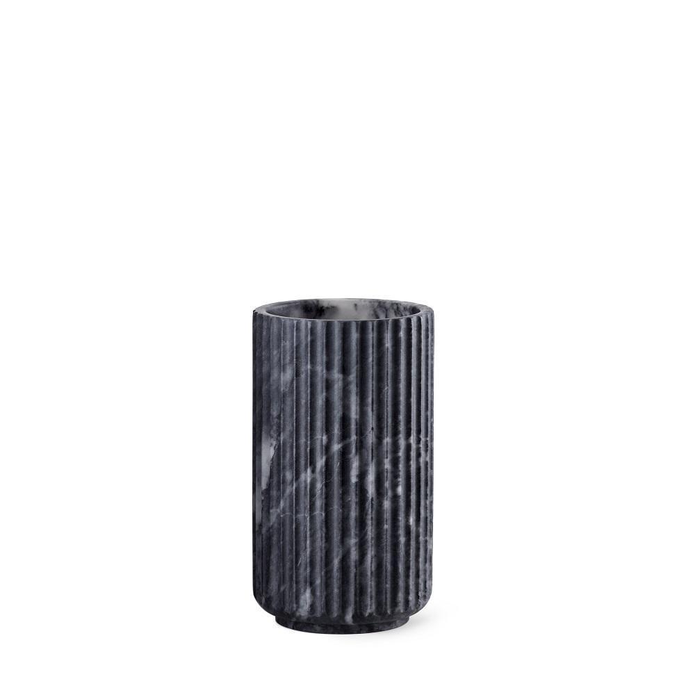 Lyngby Vase Schwarzer Marmor, 20cm-Vase-Lyngby ApS-5711841293555-21-LB-EXPIRED-inwohn
