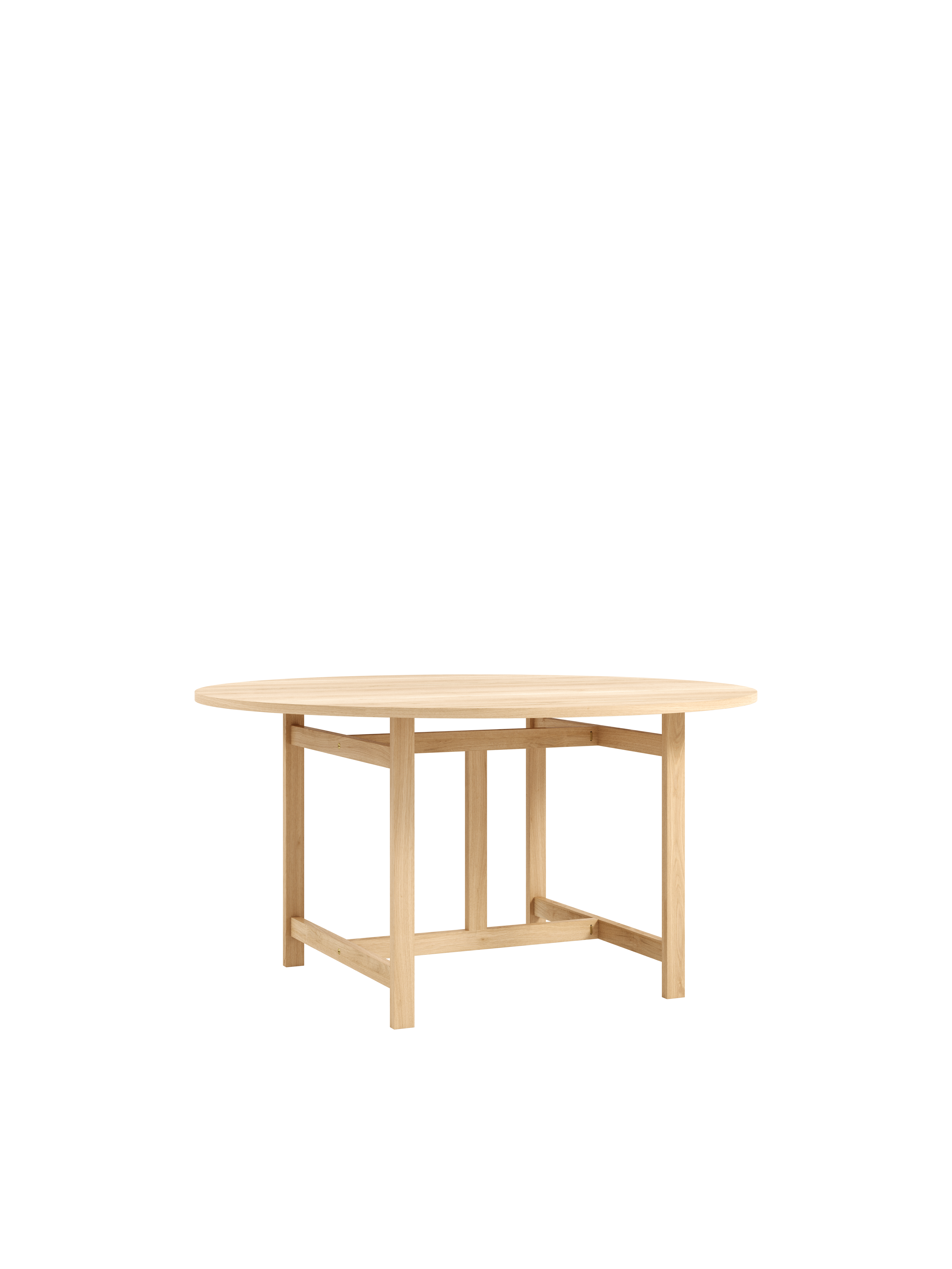 Moebe kulatý jídelní stůl Ø130 cm, dub 