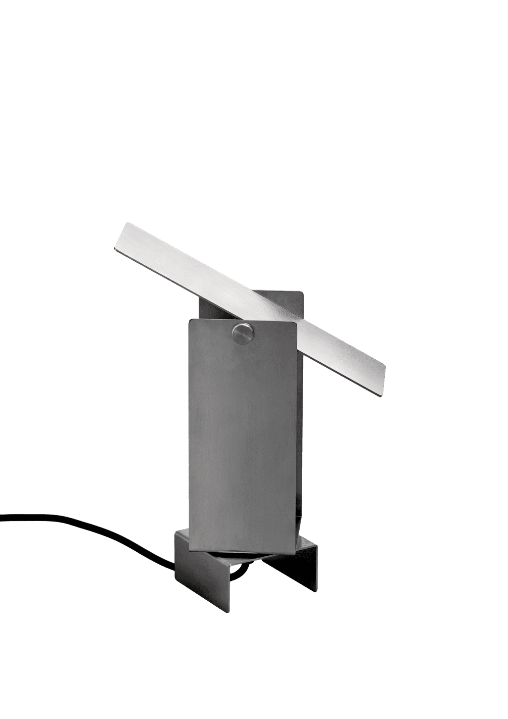 Moebe otočná stolní lampa, nerezová ocel 