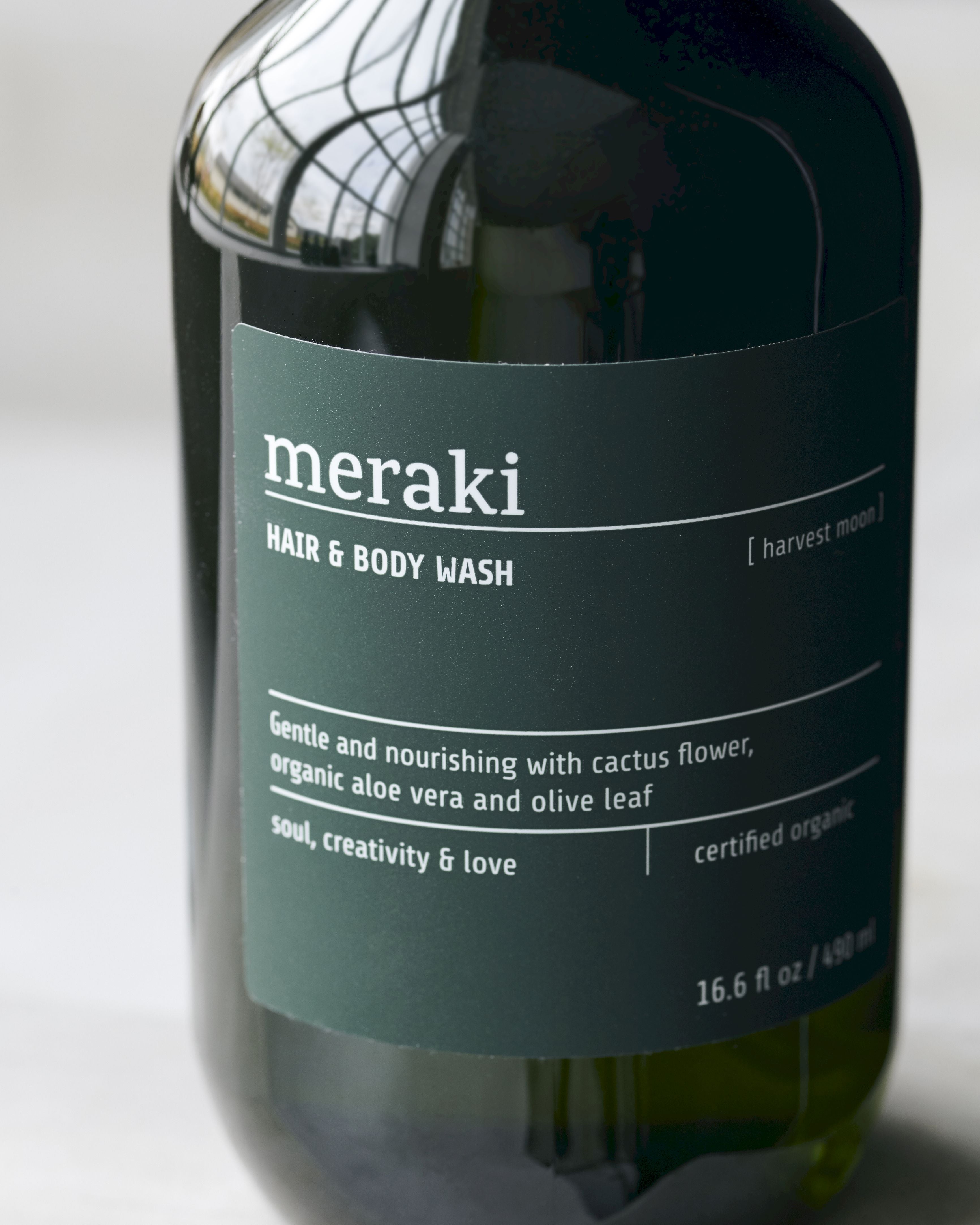 Meraki Hair And Body Shower For Men 490 Ml, Harvest Moon