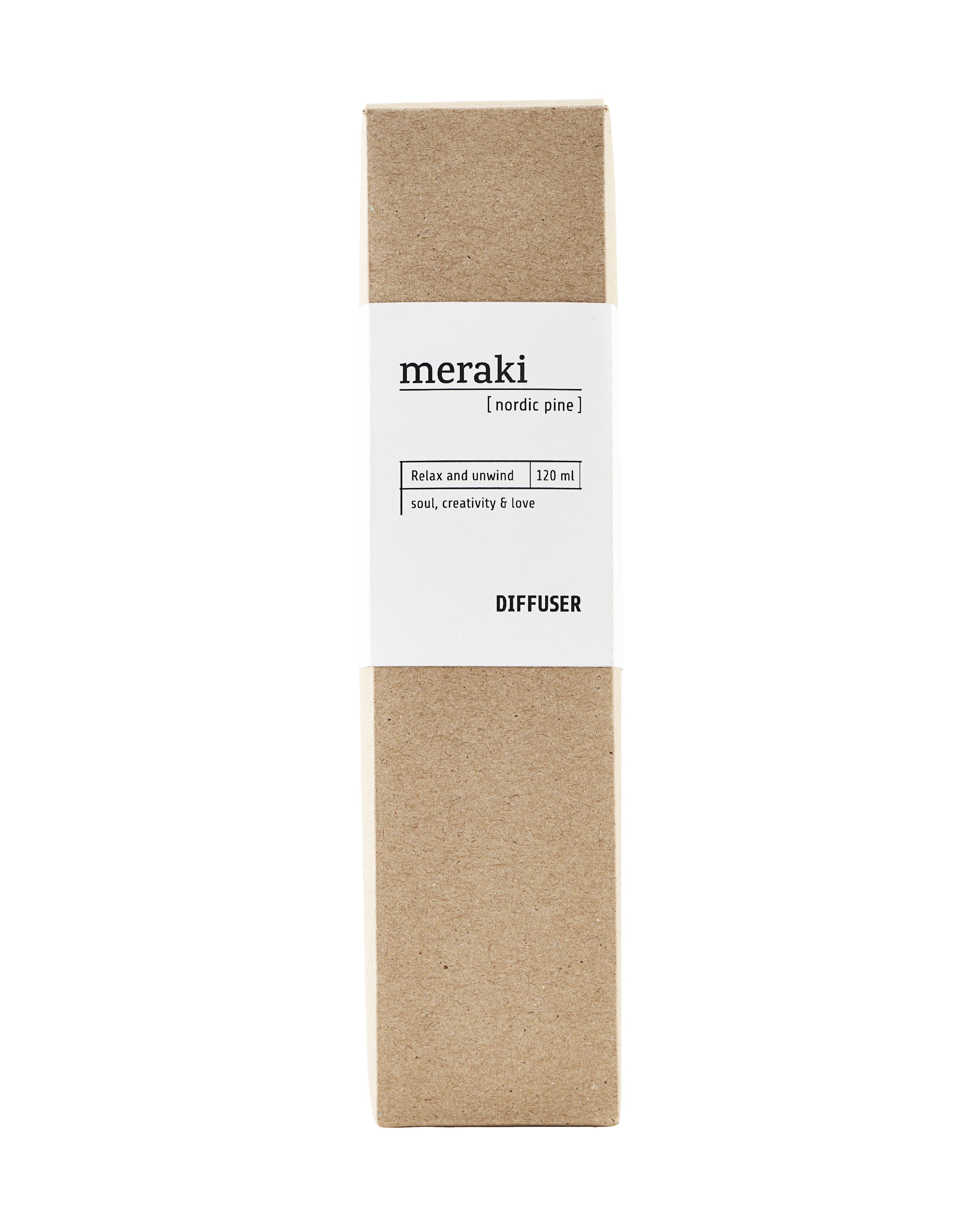 Meraki Fragrance Diffuser With 7 Sticks, Nordic Pine