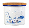 Muurla Moomin Enamel Jar With Cork Lid Sailors