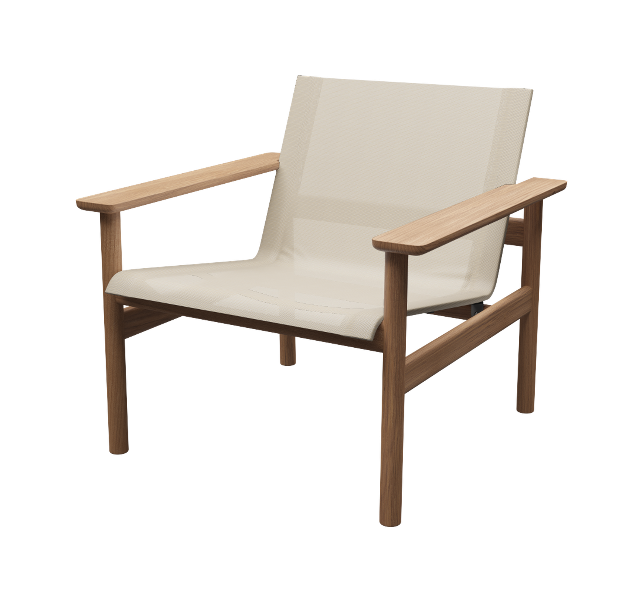 Fritz Hansen Pelagus venkovní lounge křeslo teak/písek 