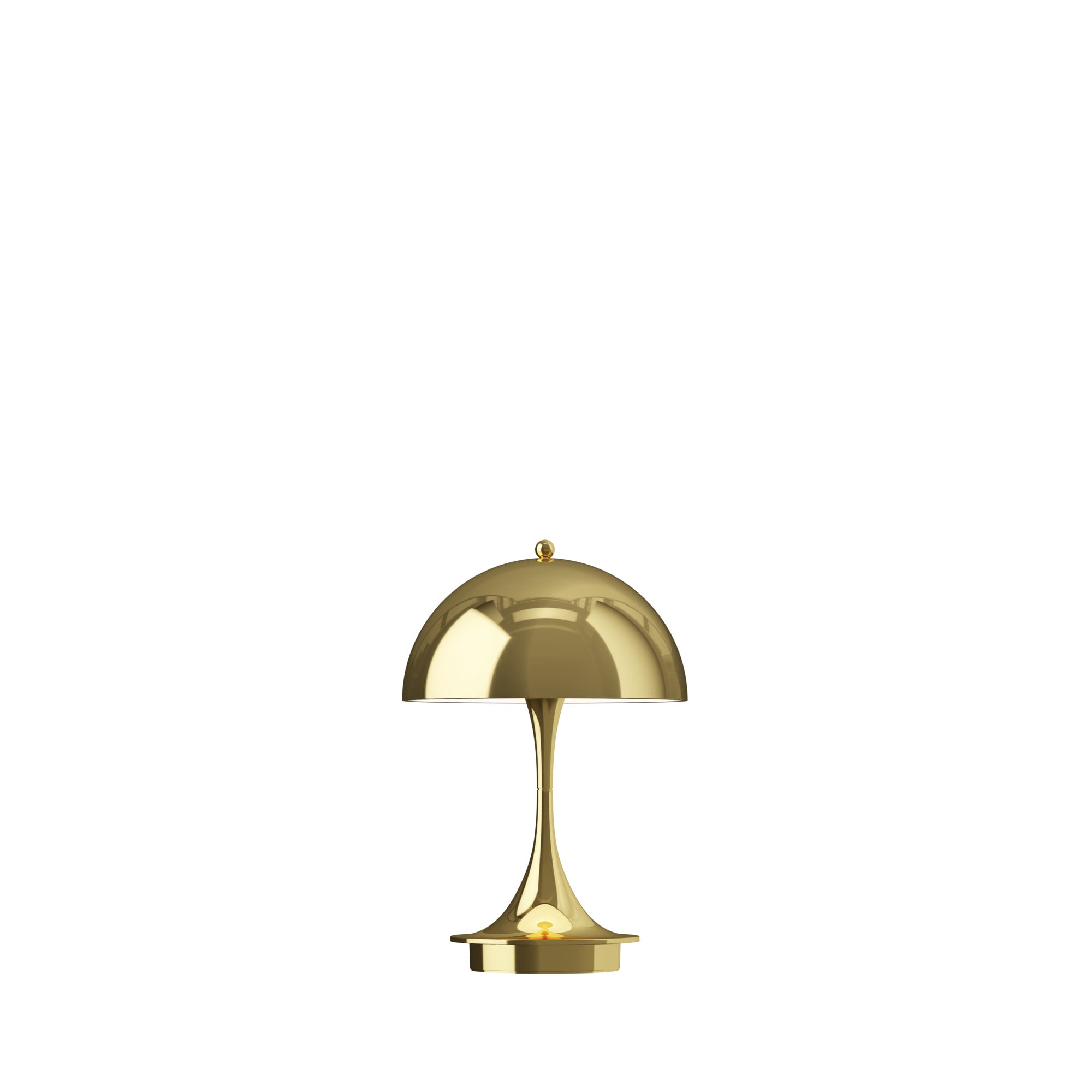 Louis Poulsen Panthella 160 Portable Table Lamp V3, Brass Metallised
