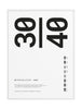 Paper Collective Frame Wood With Acrylic Glass 30x40 Cm, White