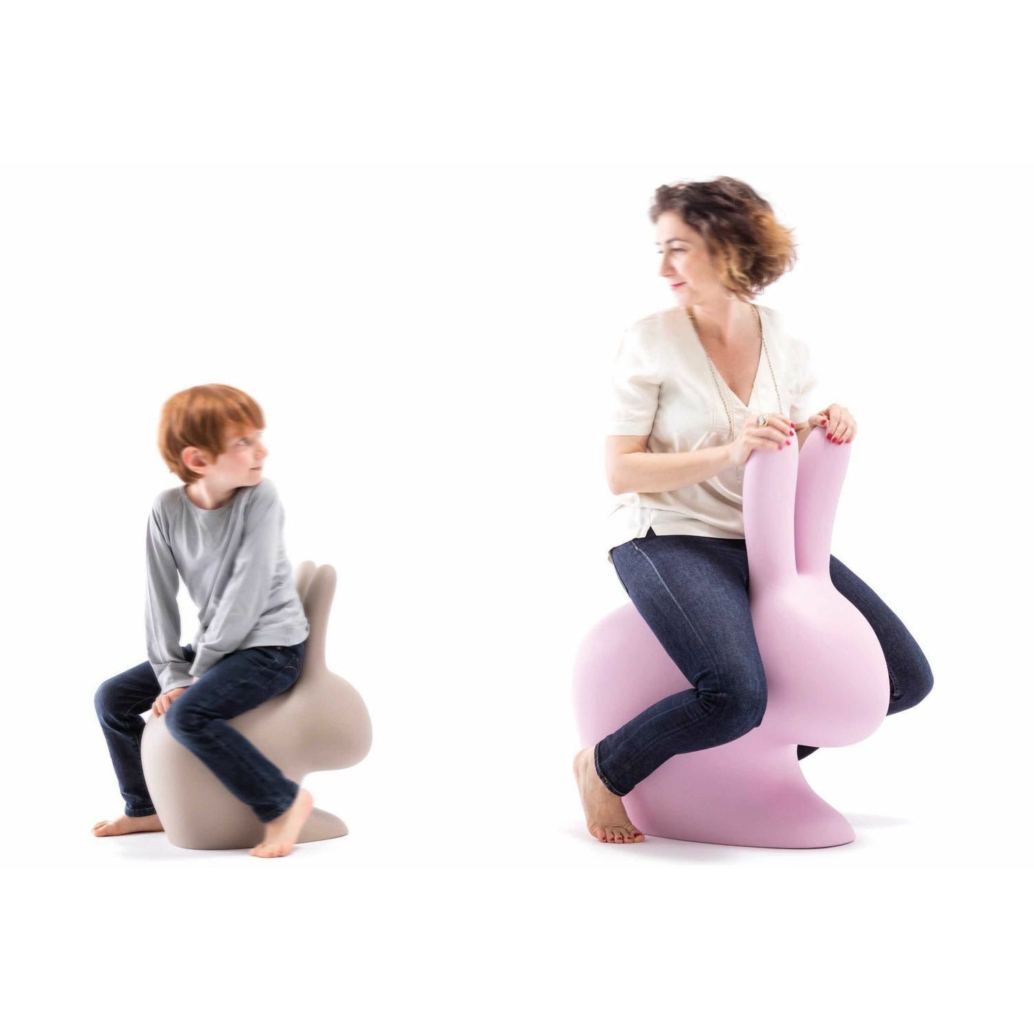 Qeeboo Bunny Chair By Stefano Giovannoni, Pink