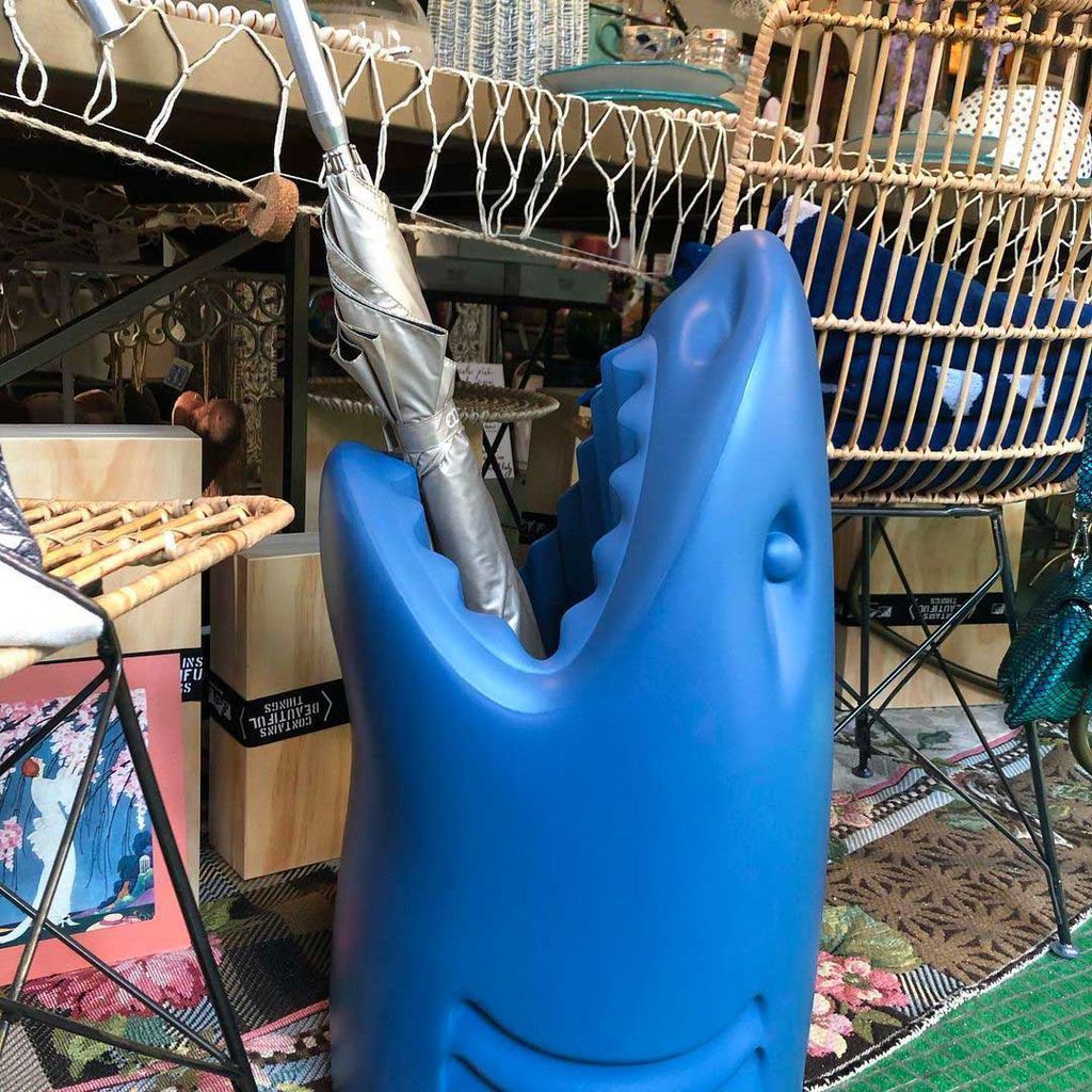 Qeeboo Killer Umbrella Stand By Studio Job, Blue Denim