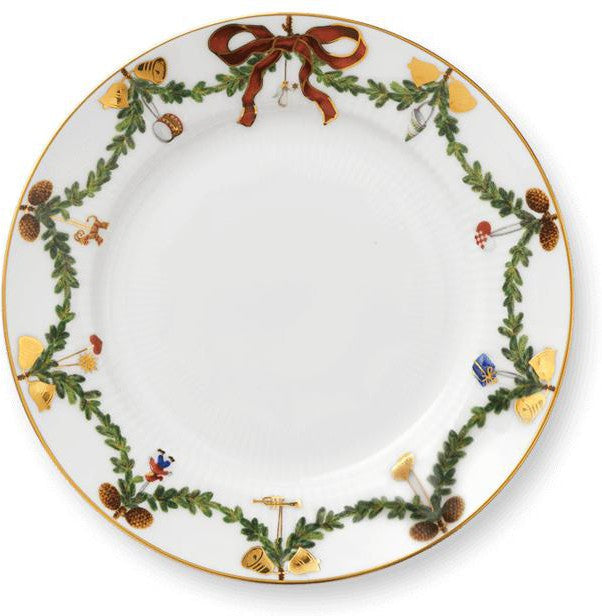 Royal Copenhagen Star Fluted Christmas Plate, 19cm
